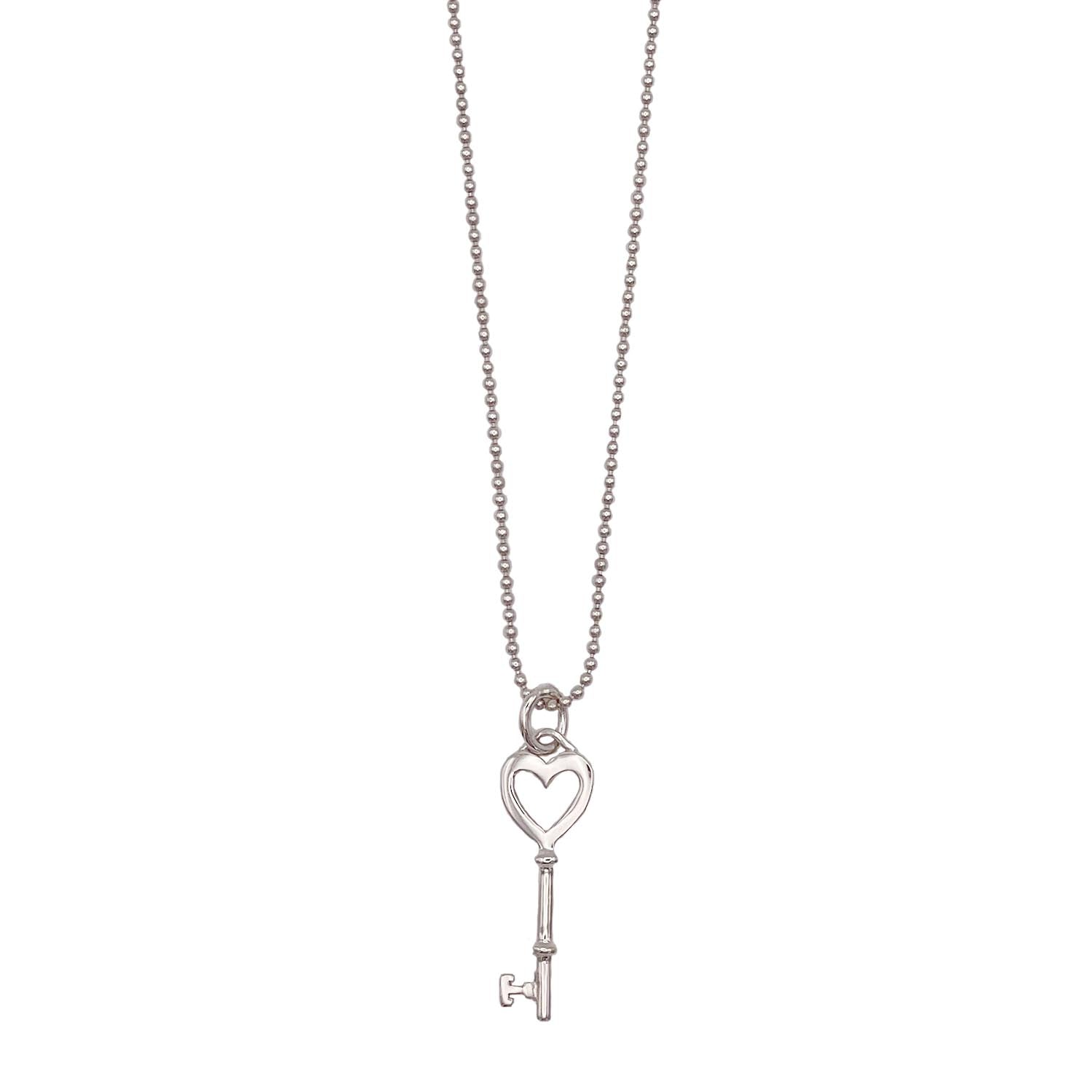新品仕上済 Tiffany&Co. ティファニー ハートキーネックレス 925