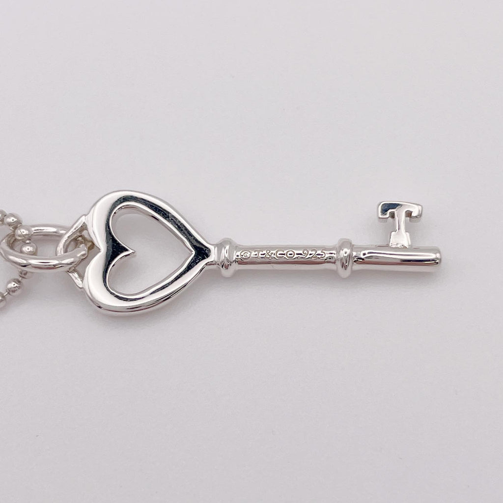 新品仕上済 Tiffany&Co. ティファニー ハートキーネックレス 925