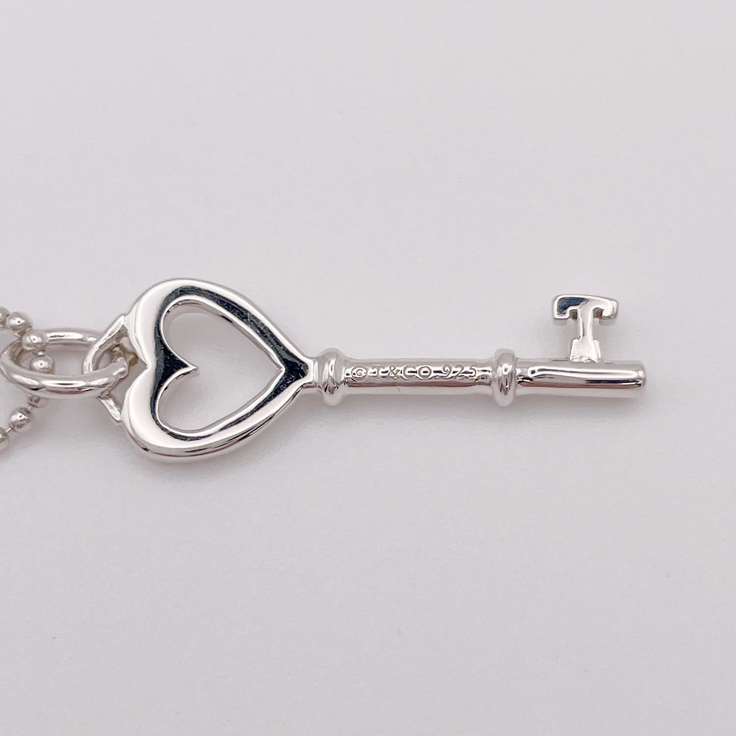新品仕上済 Tiffany&Co. ティファニー ハートキーネックレス 925