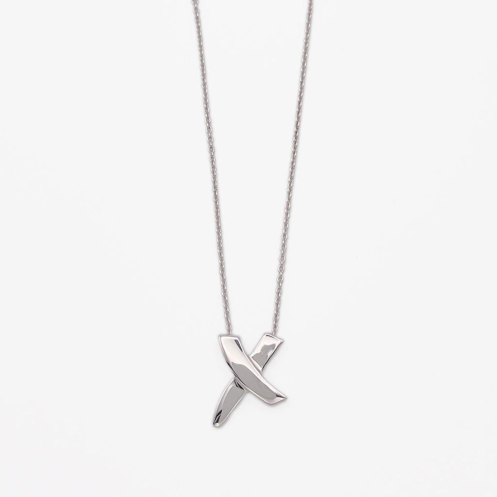 新品仕上済 Tiffany&Co. ティファニー キス ネックレス SV925