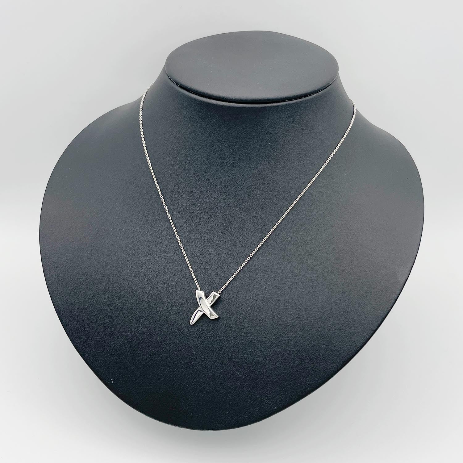 新品仕上済 Tiffany&Co. ティファニー キス ネックレス SV925