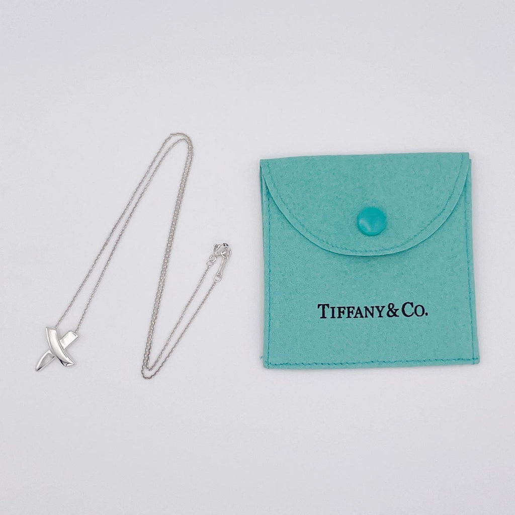 新品仕上済 Tiffany&Co. ティファニー キス ネックレス SV925