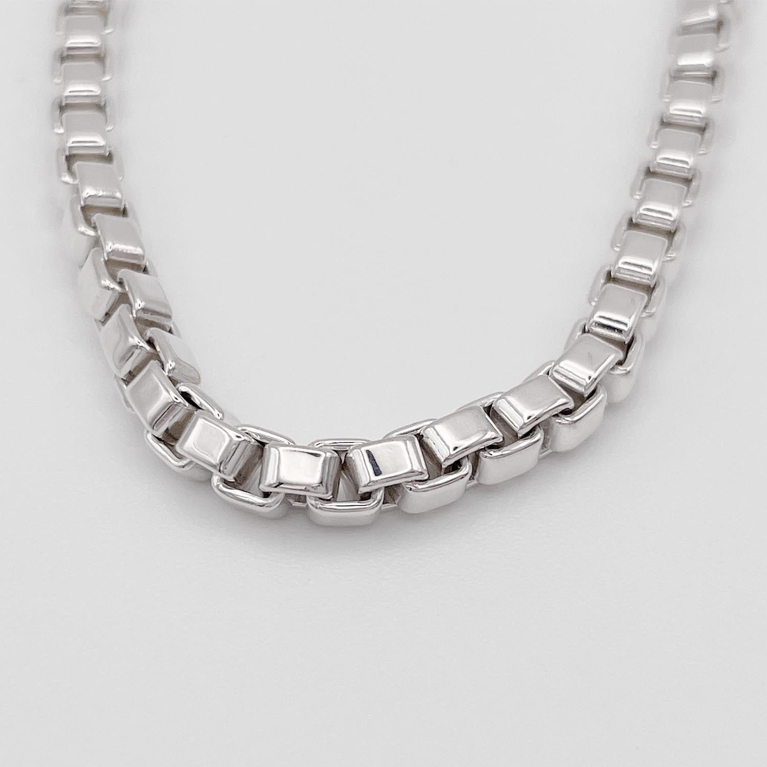 新品仕上済 Tiffany&Co. ティファニー 17.5cm ベネチアン ブレスレット 925