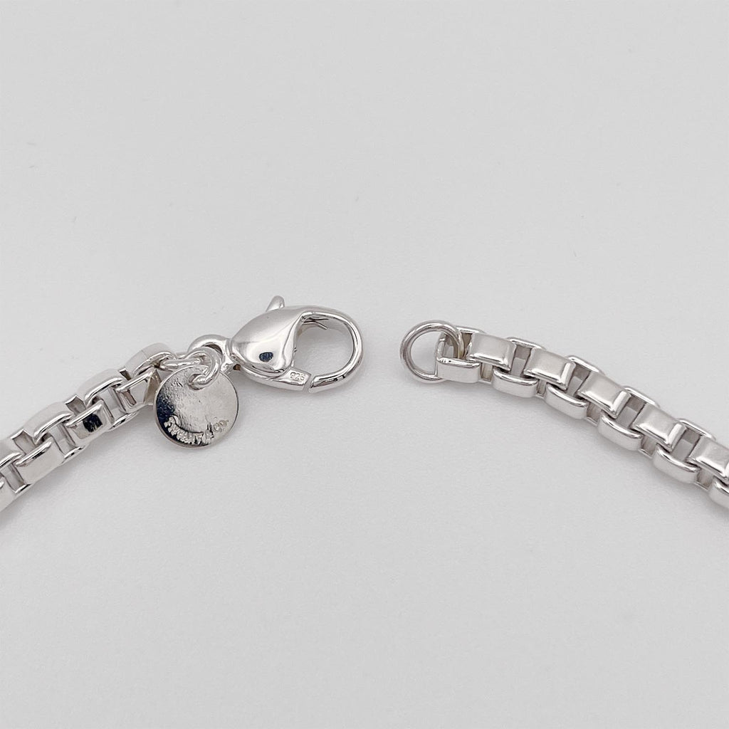 新品仕上済 Tiffany&Co. ティファニー 17.5cm ベネチアン ブレスレット 925
