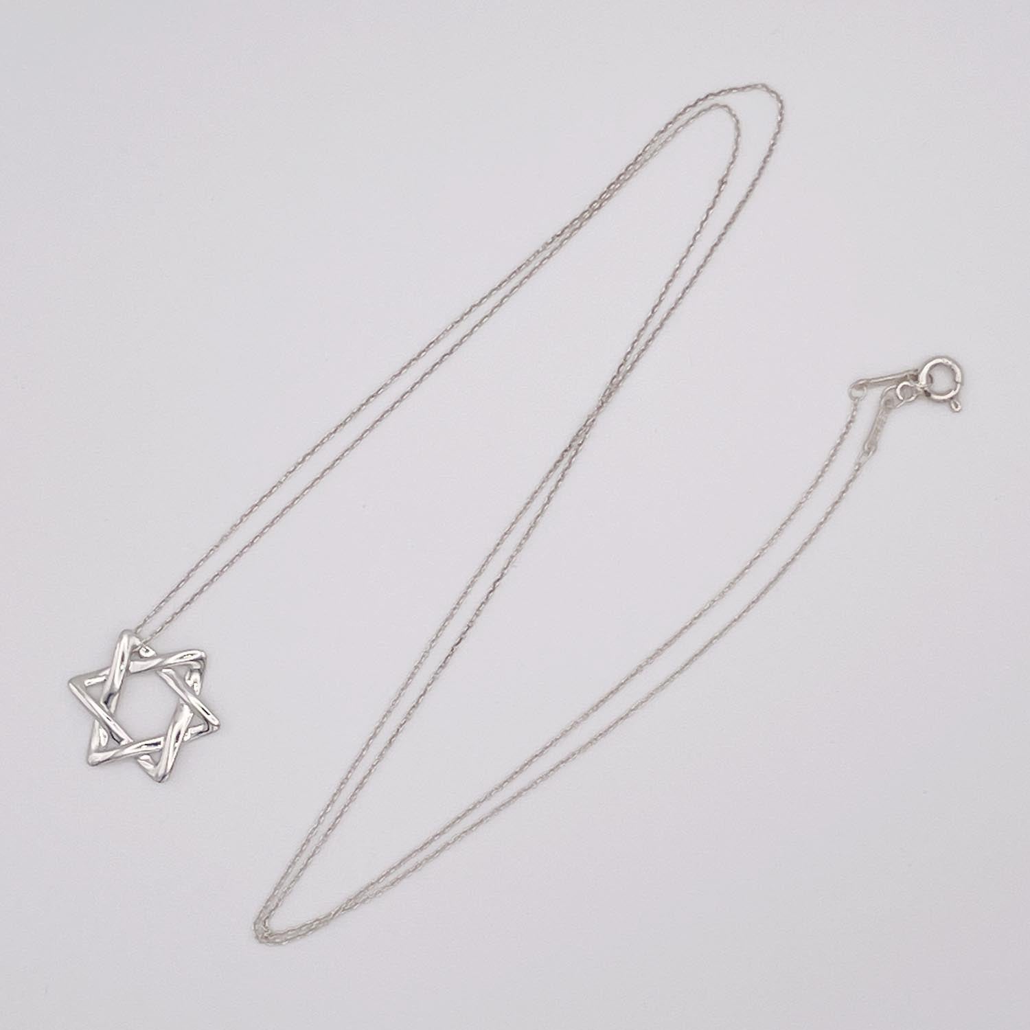 新品仕上済 Tiffany&Co. ティファニー スターオブダビデ ネックレス 925