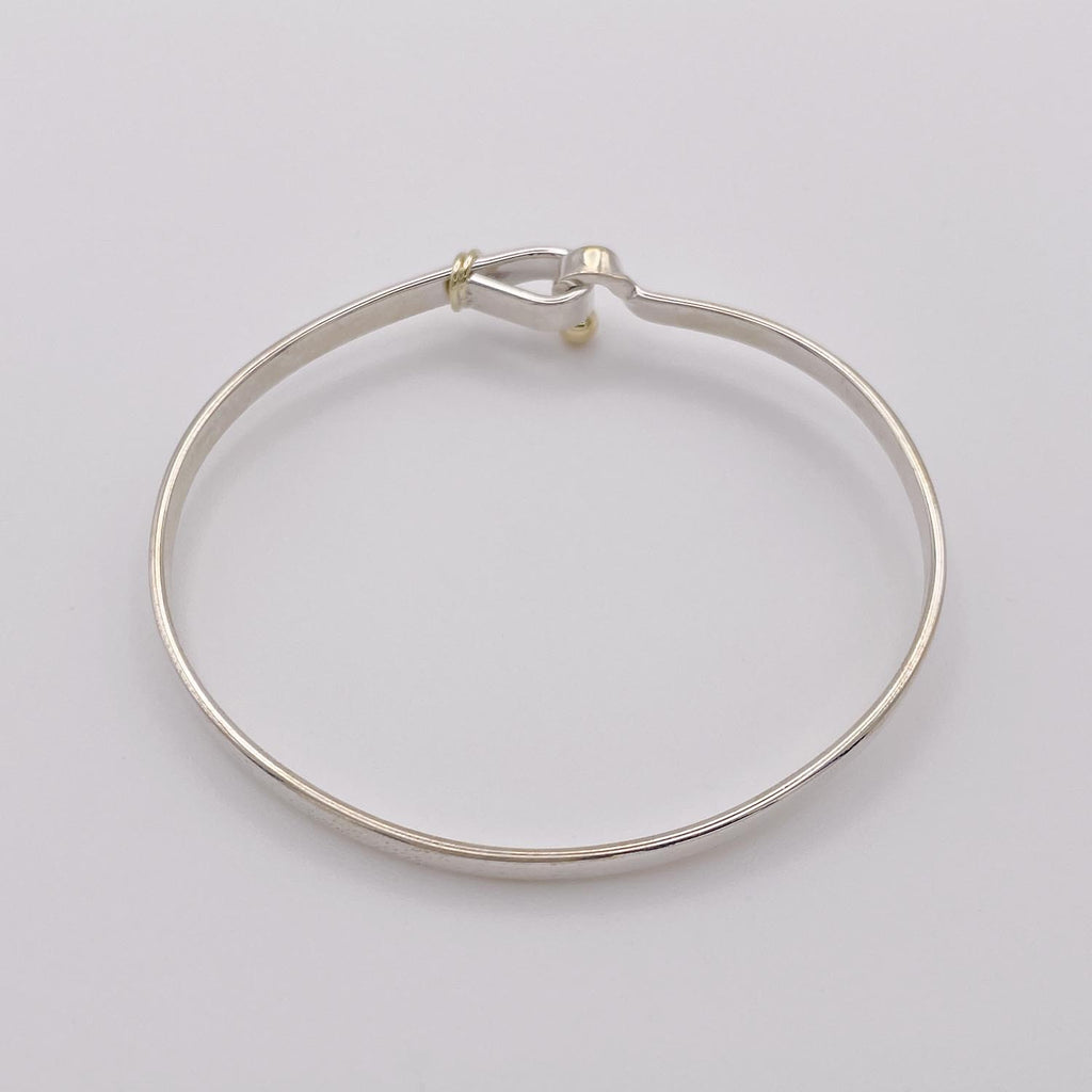 新品仕上済 Tiffany＆Co. フック＆アイ ブレスレット 925 750 バングル