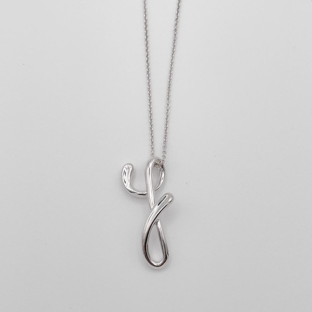 新品仕上済 Tiffany&Co. ティファニー エルサペレッティ レターY ネックレス 925