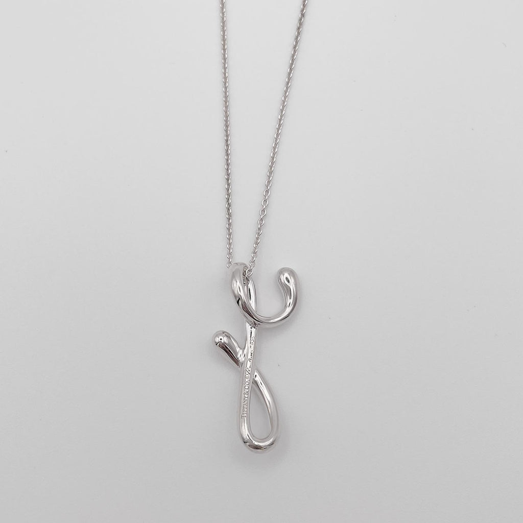新品仕上済 Tiffany&Co. ティファニー エルサペレッティ レターY ネックレス 925