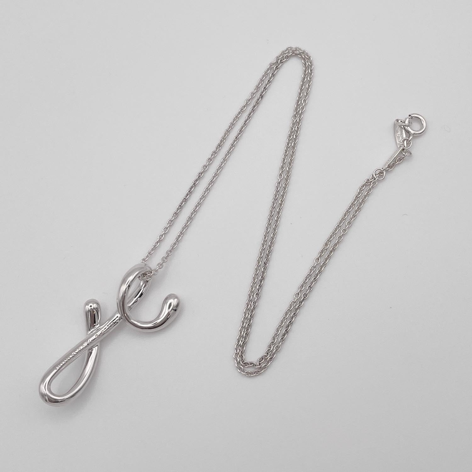 新品仕上済 Tiffany&Co. ティファニー エルサペレッティ レターY ネックレス 925