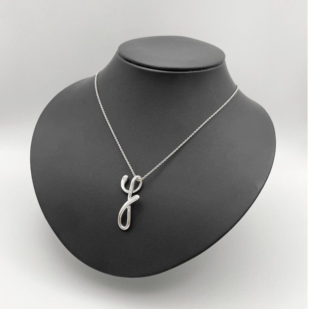新品仕上済 Tiffany&Co. ティファニー エルサペレッティ レターY ネックレス 925
