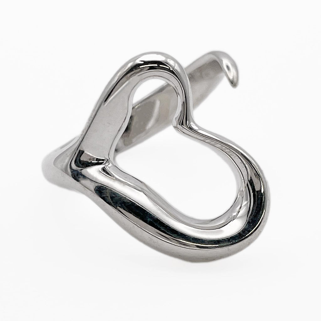 新品仕上げ済 Tiffany&Co. ティファニー 12号 オープンハート リング SV925