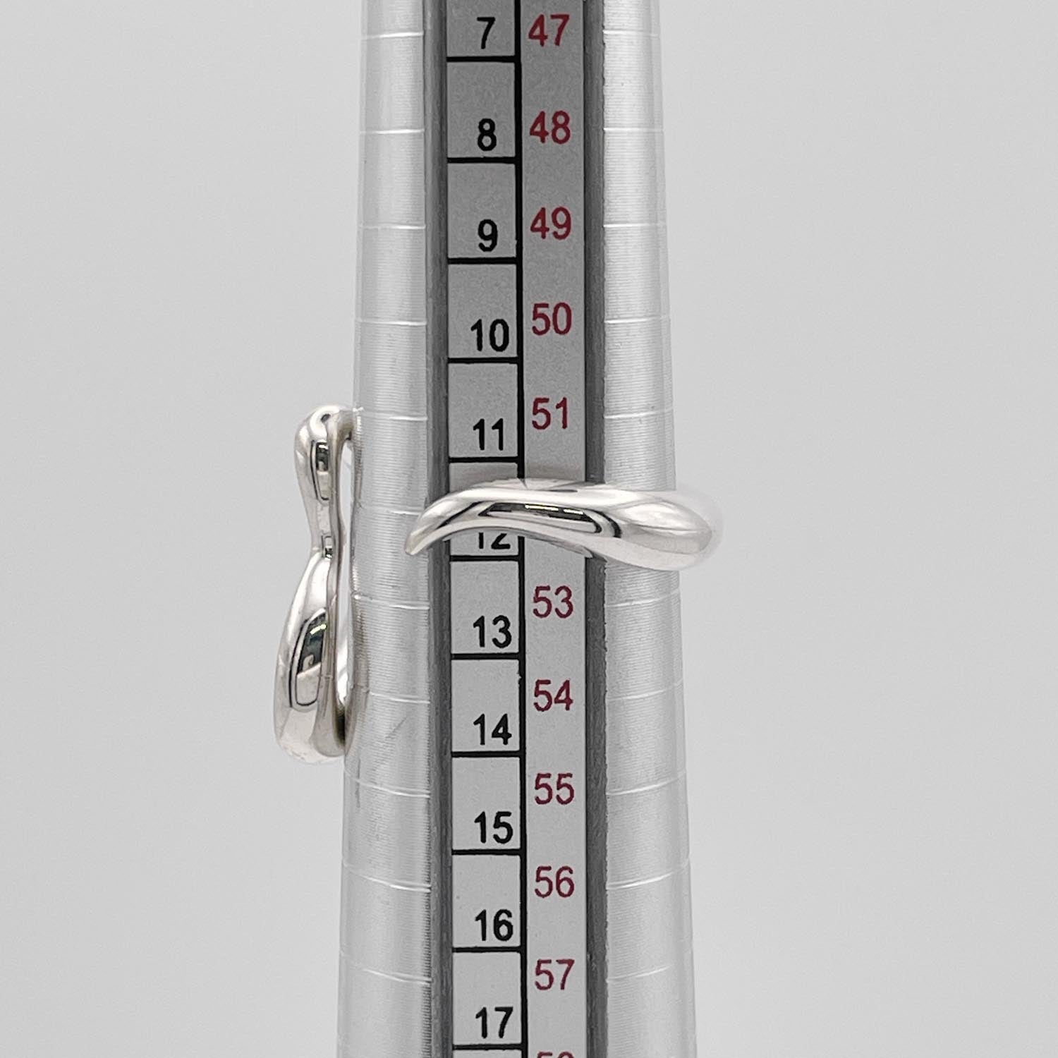 新品仕上げ済 Tiffany&Co. ティファニー 12号 オープンハート リング SV925