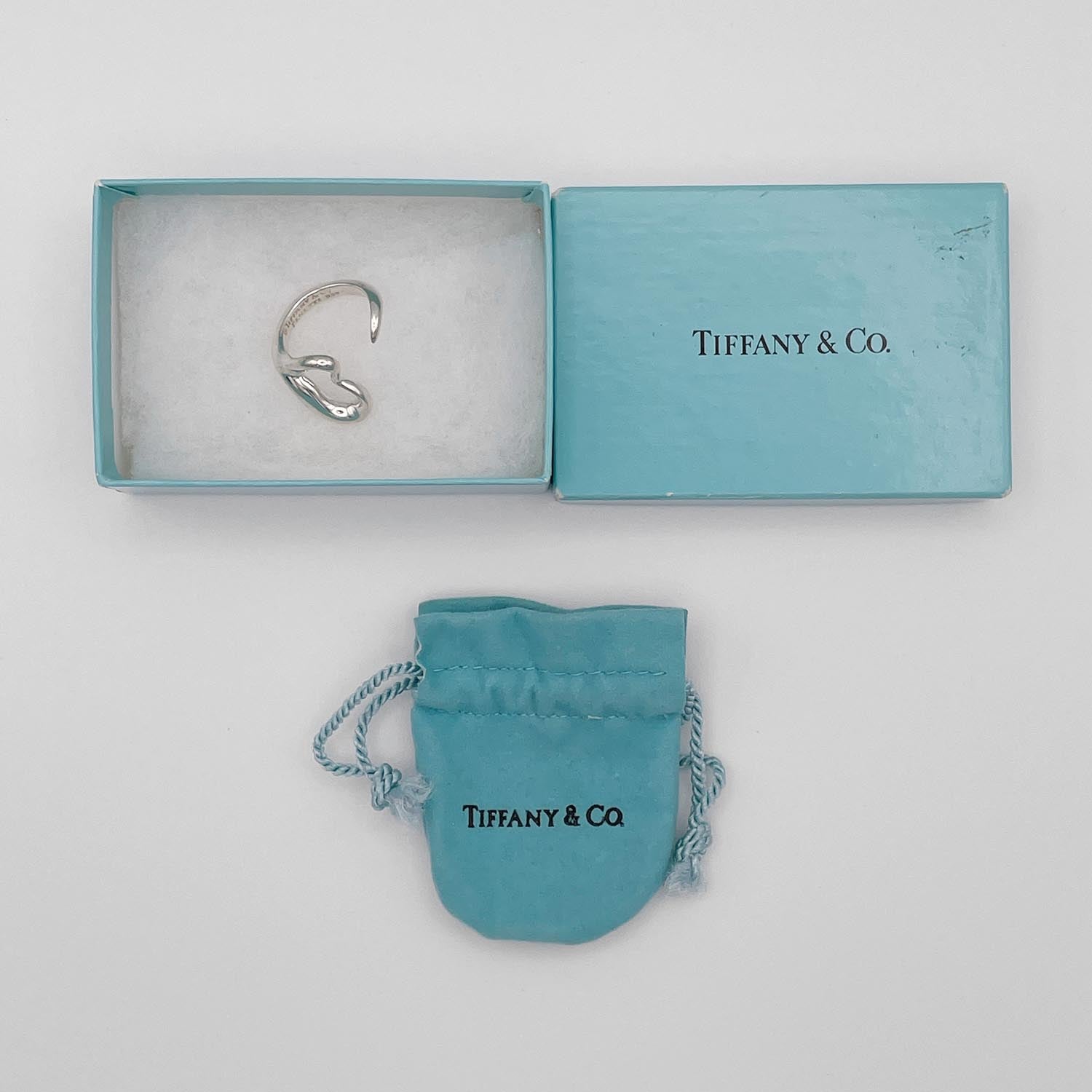 新品仕上げ済 Tiffany&Co. ティファニー 12号 オープンハート リング SV925