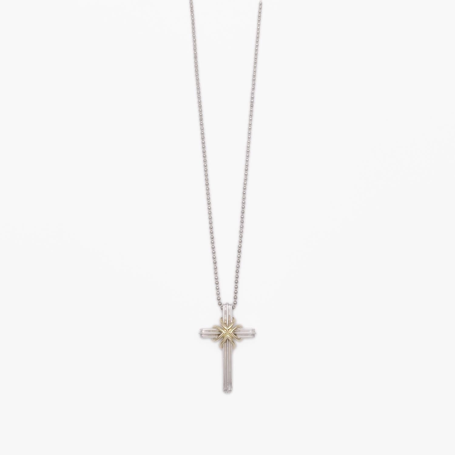 新品仕上済 Tiffany&Co. ティファニー シグネチャークロス ネックレス 社外チェーン 925