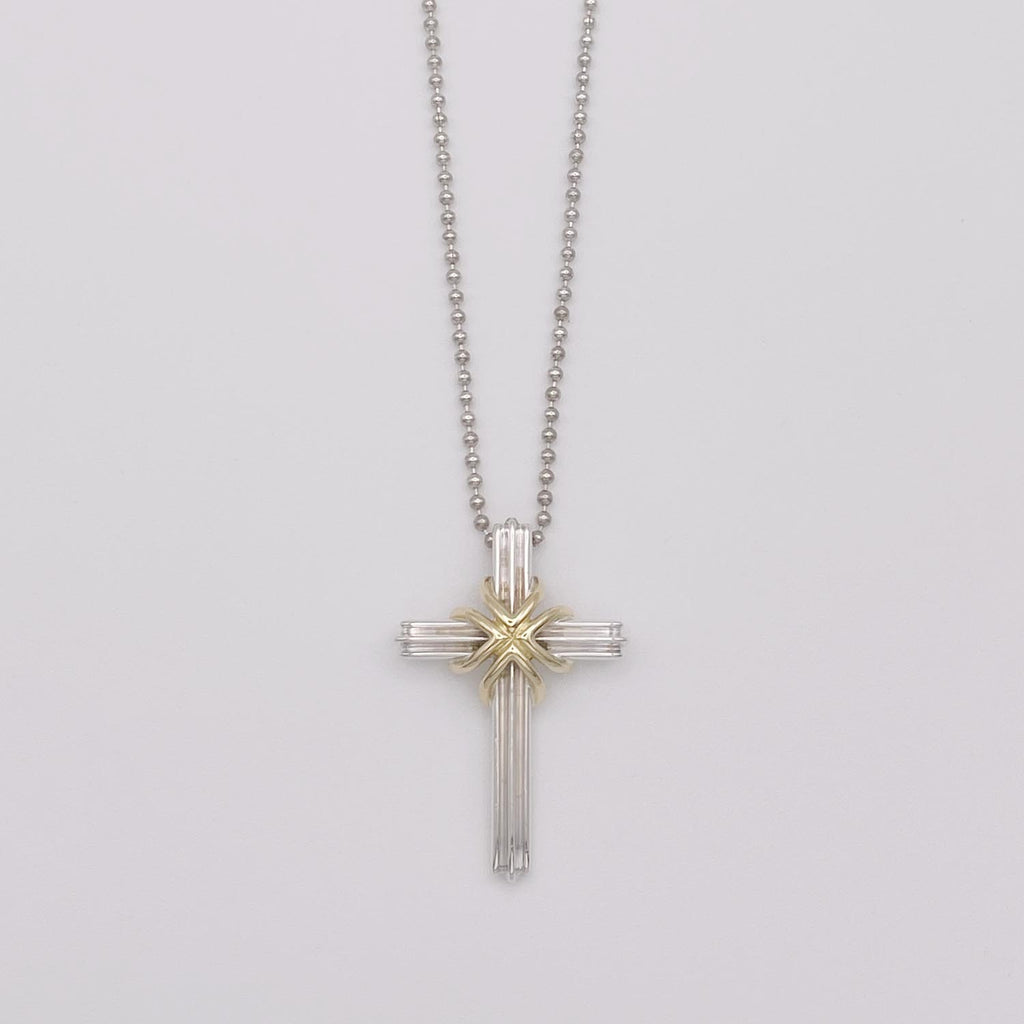 新品仕上済 Tiffany&Co. ティファニー シグネチャークロス ネックレス 社外チェーン 925