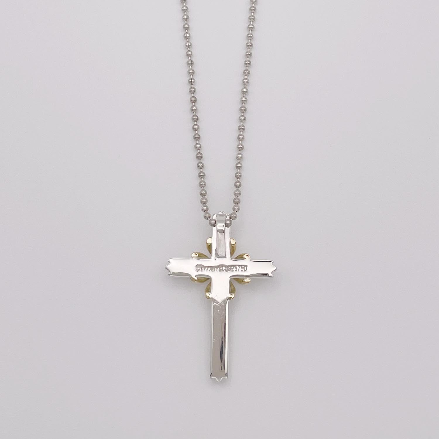 新品仕上済 Tiffany&Co. ティファニー シグネチャークロス ネックレス 社外チェーン 925
