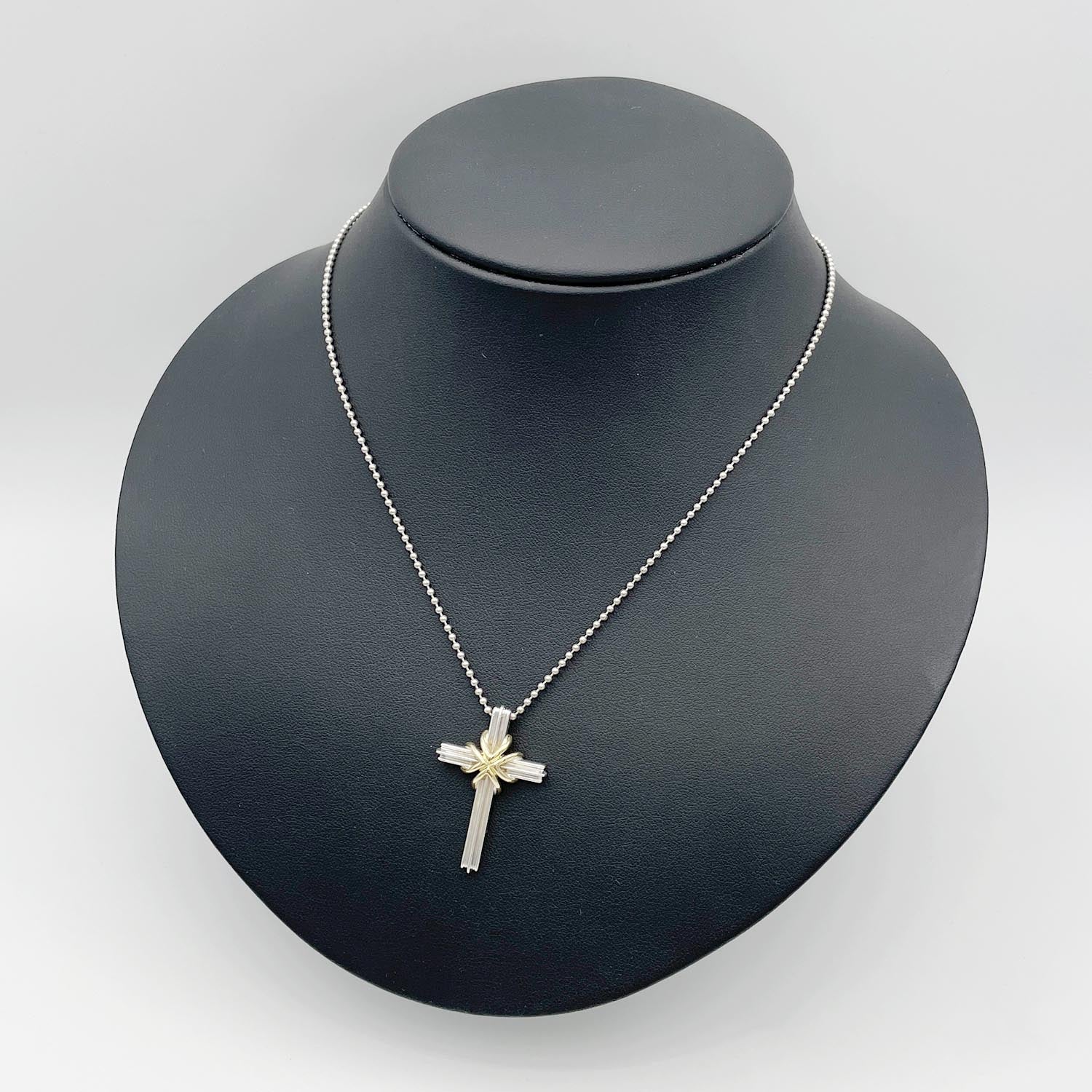 新品仕上済 Tiffany&Co. ティファニー シグネチャークロス ネックレス 社外チェーン 925