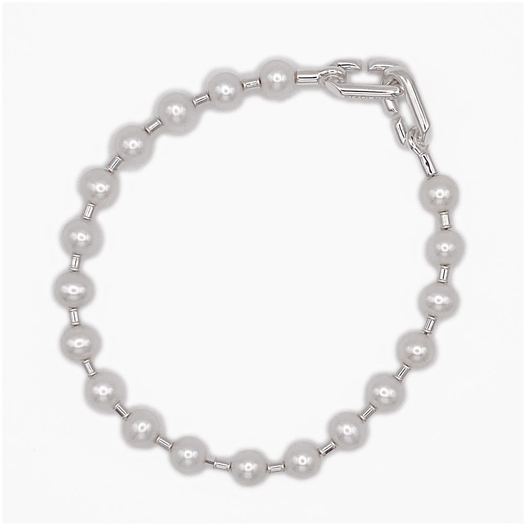 新品仕上済 Tiffany&Co. ティファニー ハードウェア パール ブレスレット 9.2g 925