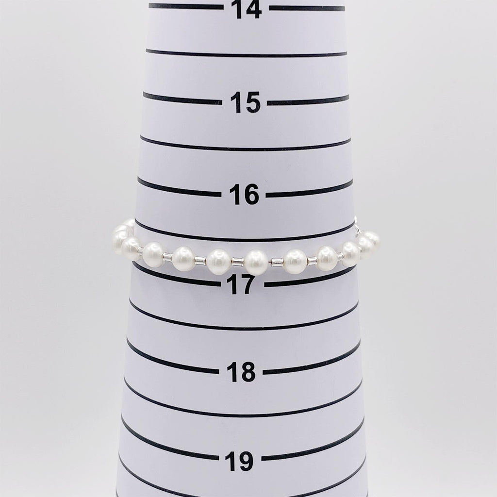新品仕上済 Tiffany&Co. ティファニー ハードウェア パール ブレスレット 9.2g 925