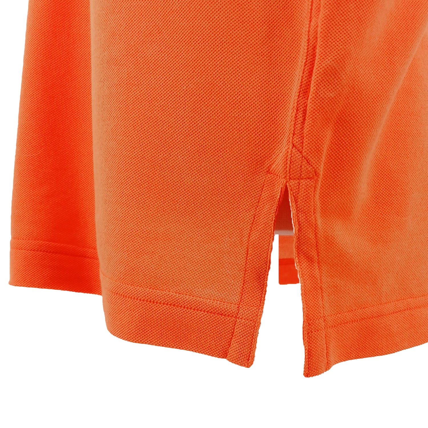 HERMES エルメス ポロシャツ Hロゴ オレンジ メンズ S