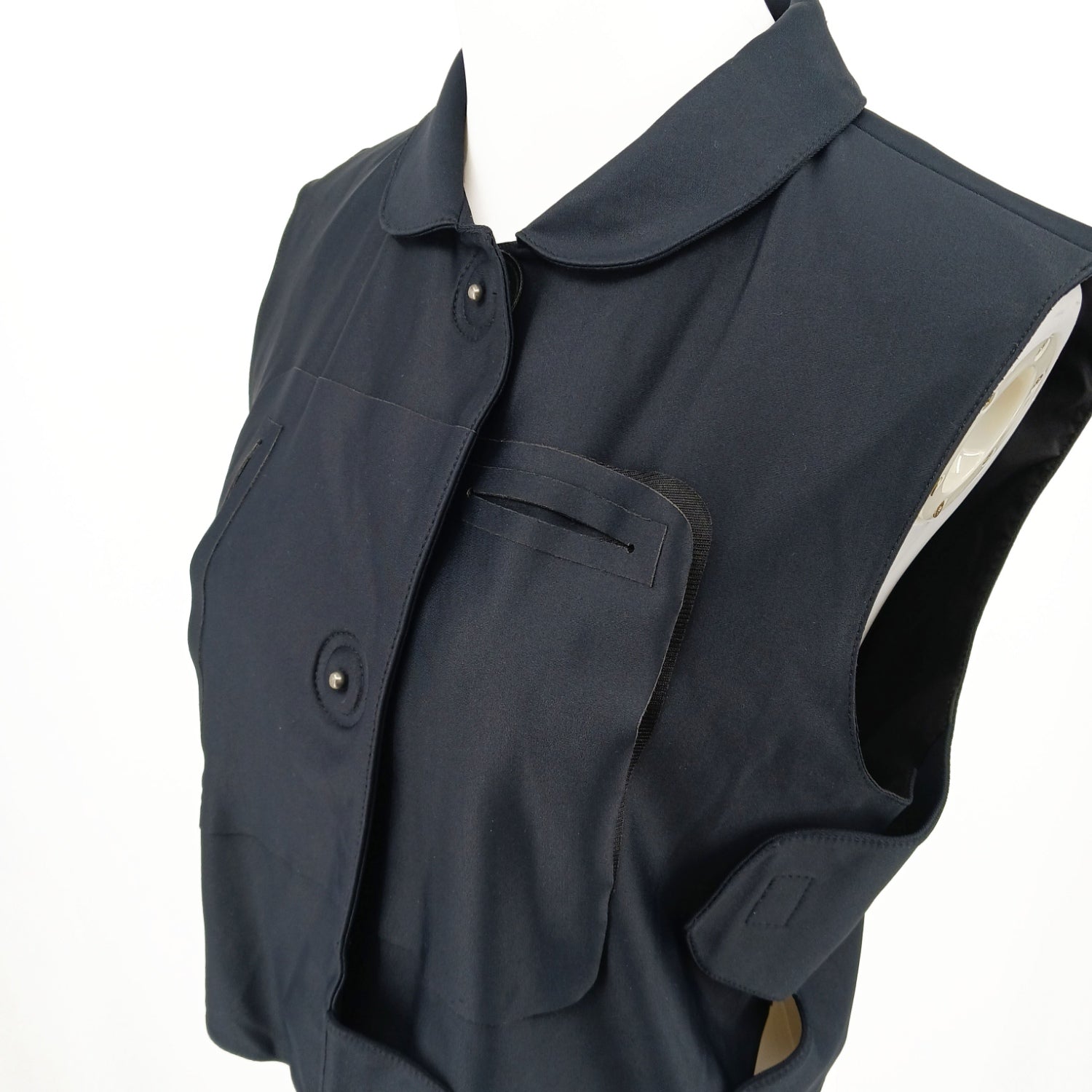 FENDI JEANS フェンディジーンズ ベスト ネイビー 36