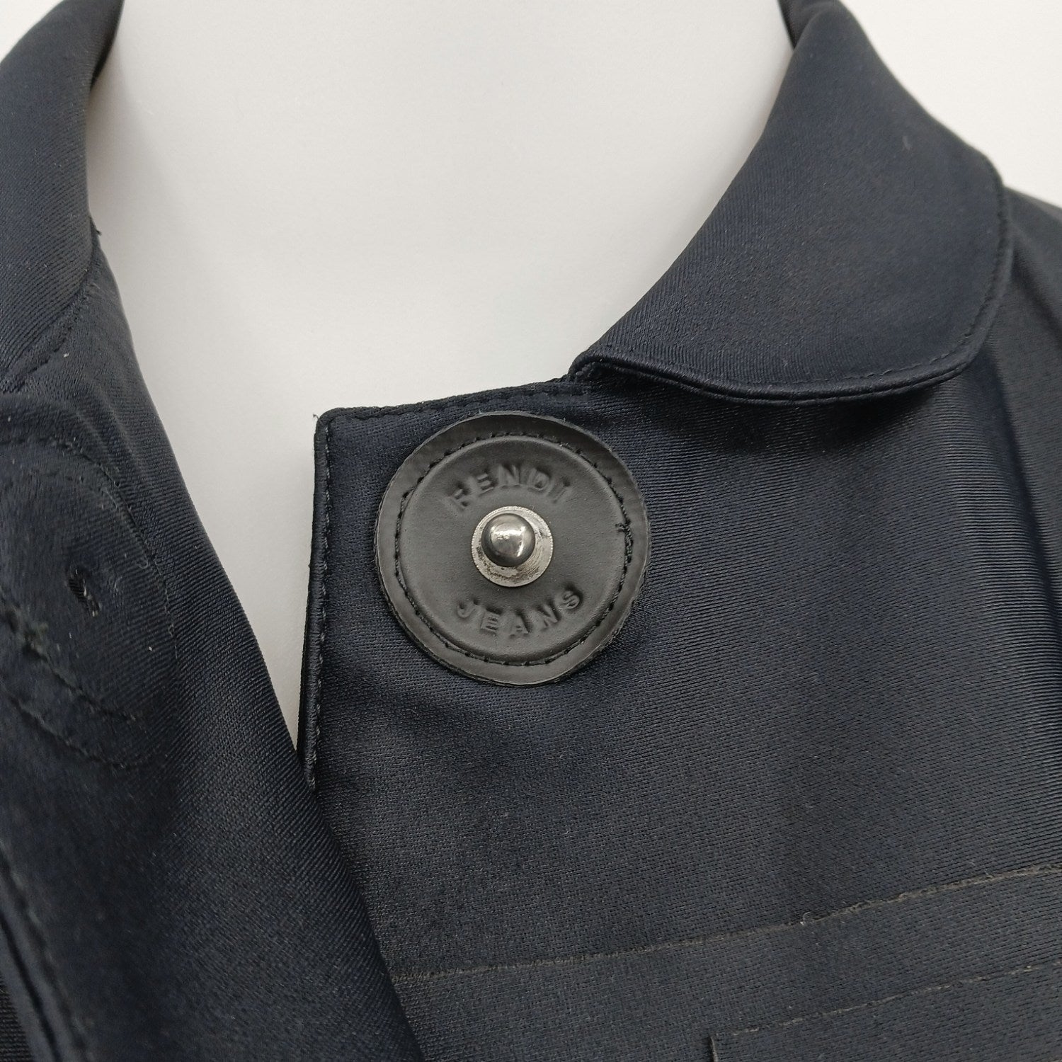FENDI JEANS フェンディジーンズ ベスト ネイビー 36