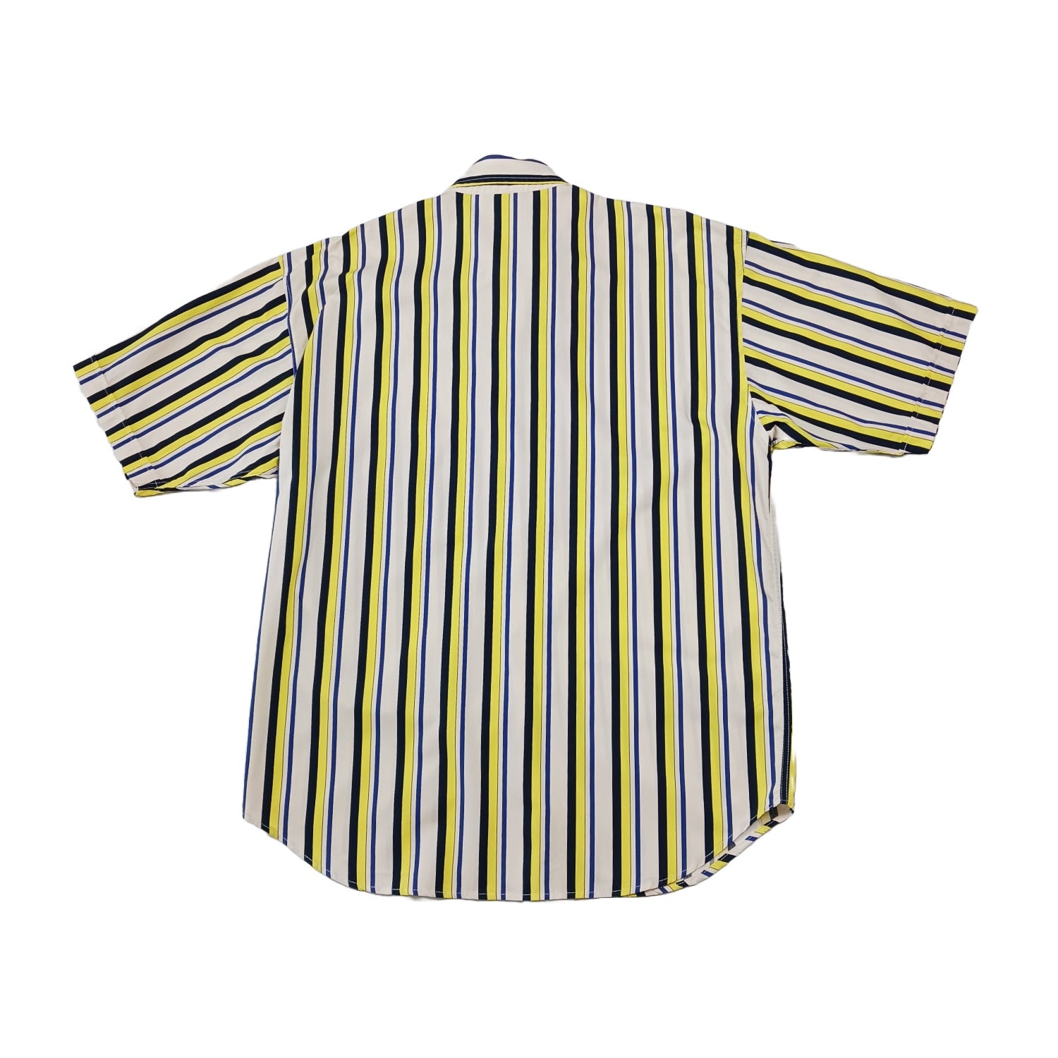 VERSACE JEANS COUTURE ベルサーチジーンズ 半袖 ストライプシャツ マルチカラー M