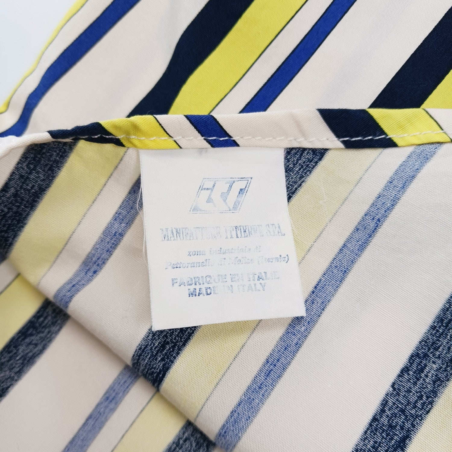 VERSACE JEANS COUTURE ベルサーチジーンズ 半袖 ストライプシャツ マルチカラー M