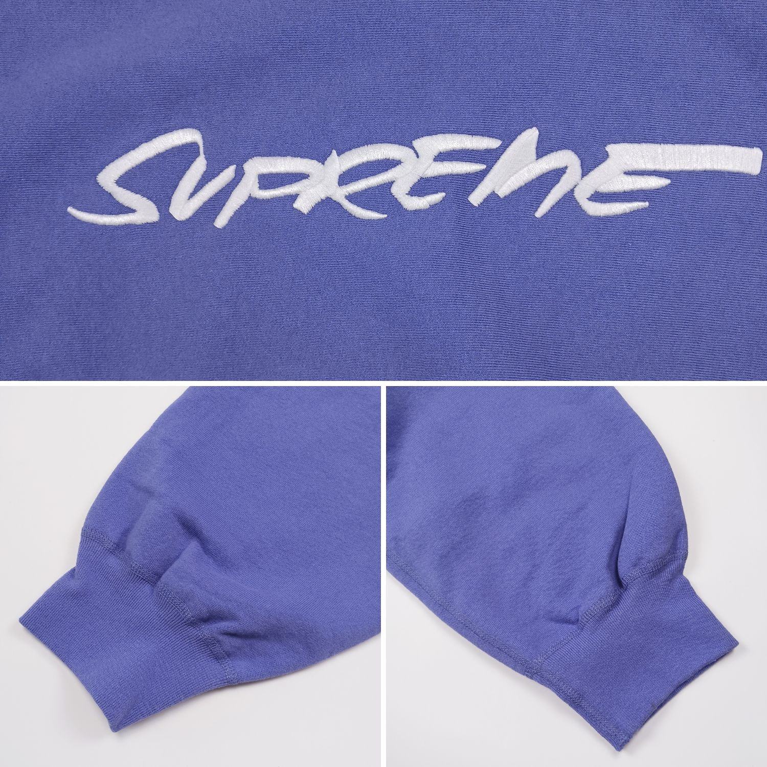 【新品】Supreme シュプリーム フューチュラロゴプルオーバーパーカー パープル XL