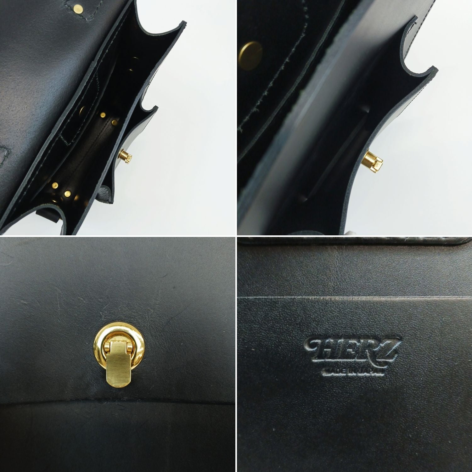 HERZ レザー バックパック 3way縦型バッグ リュック ショルダー