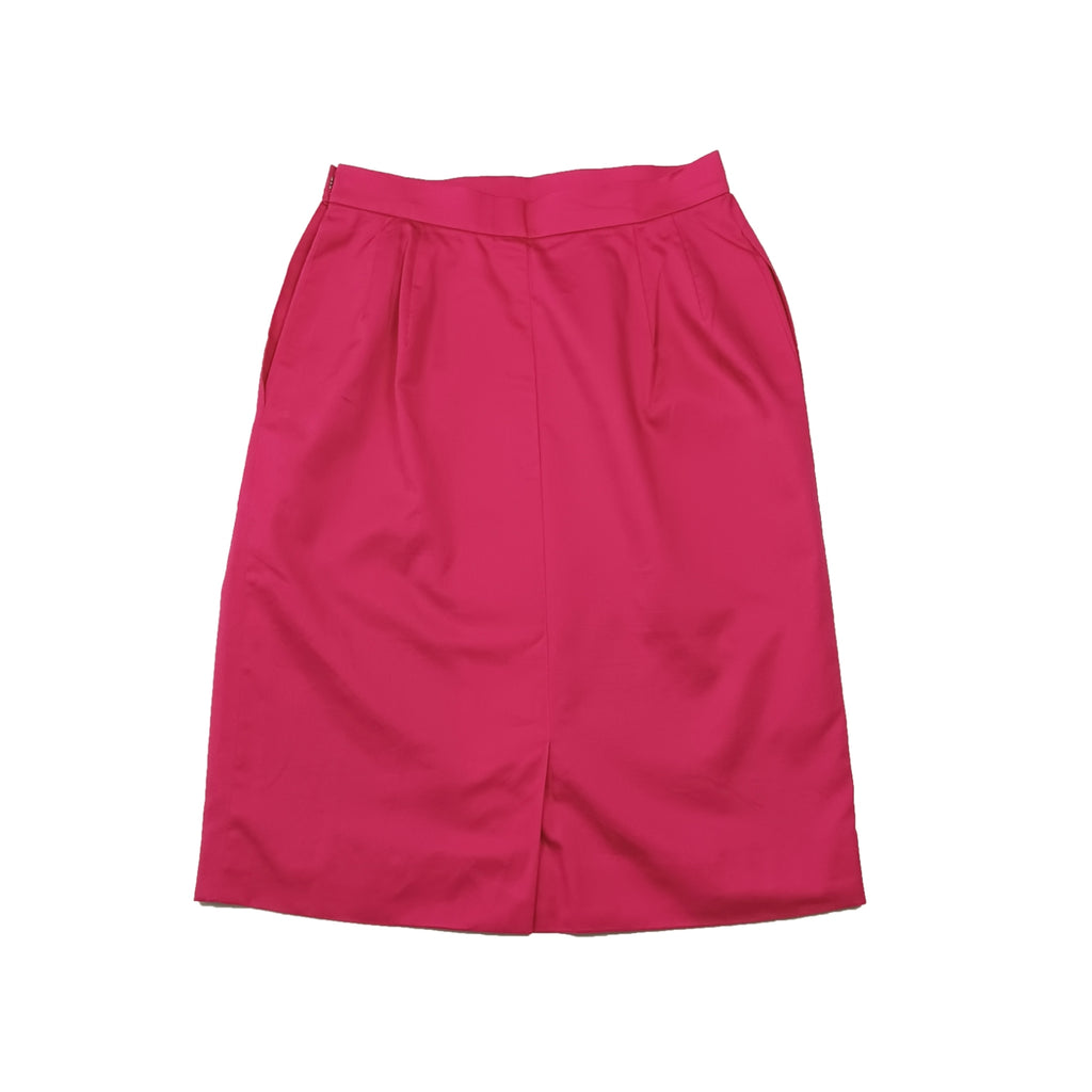 Yves Saint Laurent イヴ・サンローラン セットアップ ノースリーブ スカート ピンク M L