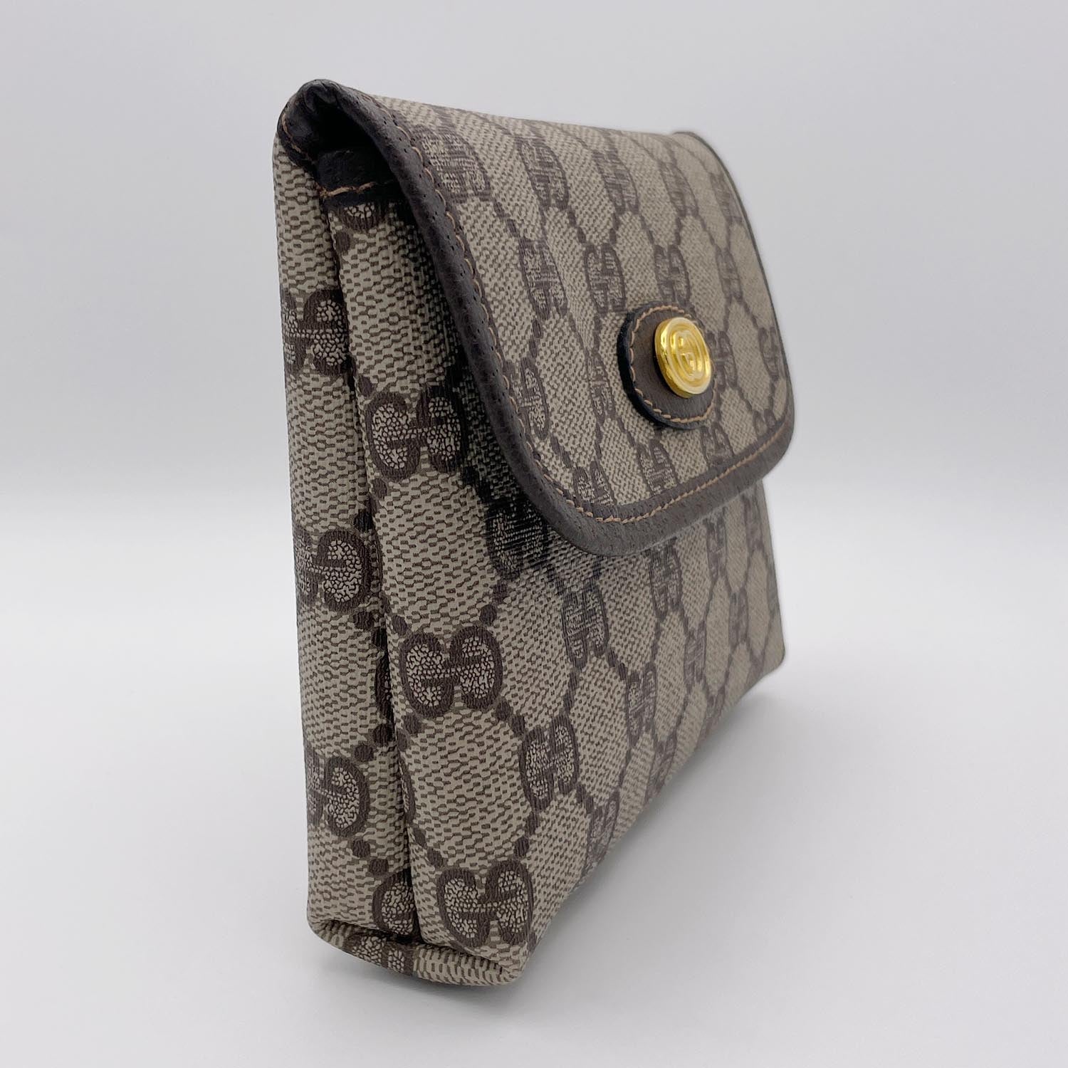 GUCCI グッチ ポーチ GGスプリーム オールド ヴィンテージ ケース