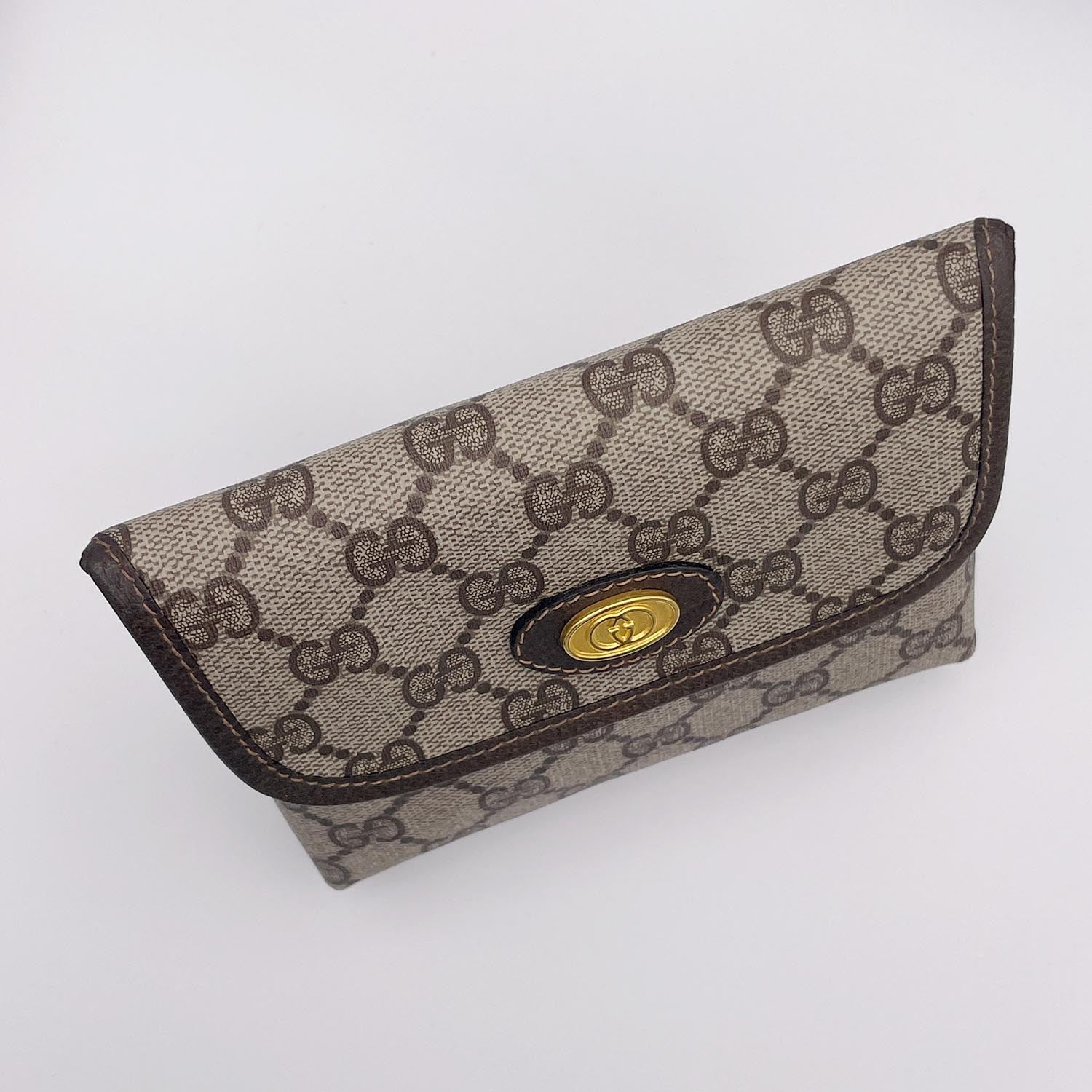 GUCCI グッチ ポーチ GGスプリーム オールド ヴィンテージ ケース
