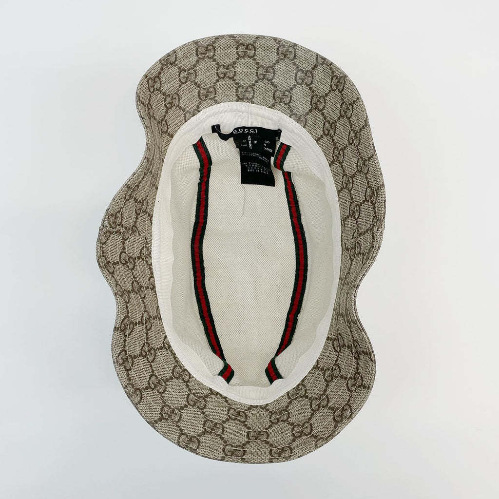 GUCCI グッチ GGスプリーム フェドラハット サイズM シェリー ユニセックス