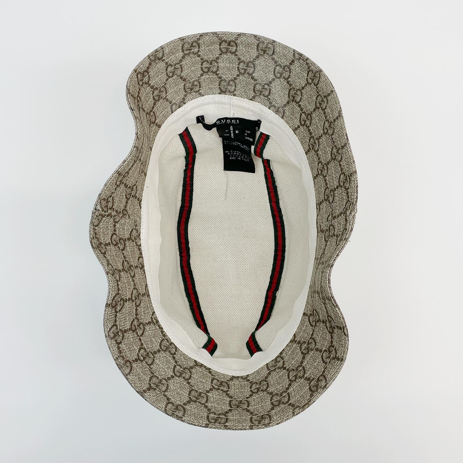 GUCCI グッチ GGスプリーム フェドラハット サイズM シェリー ユニセックス