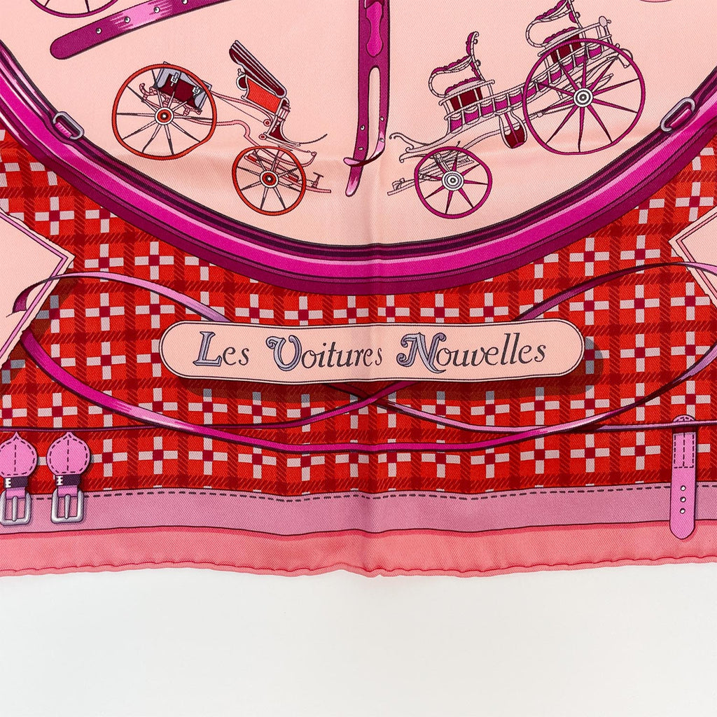 HERMES エルメス カレ65 Les Voitures Nouvelles 馬車の変遷 スカーフ