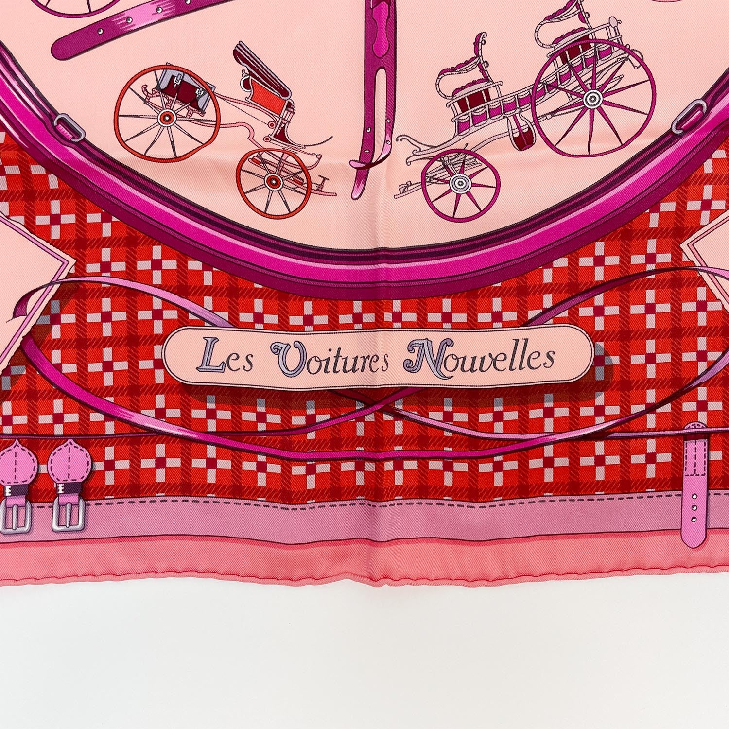 HERMES エルメス カレ65 Les Voitures Nouvelles 馬車の変遷 スカーフ