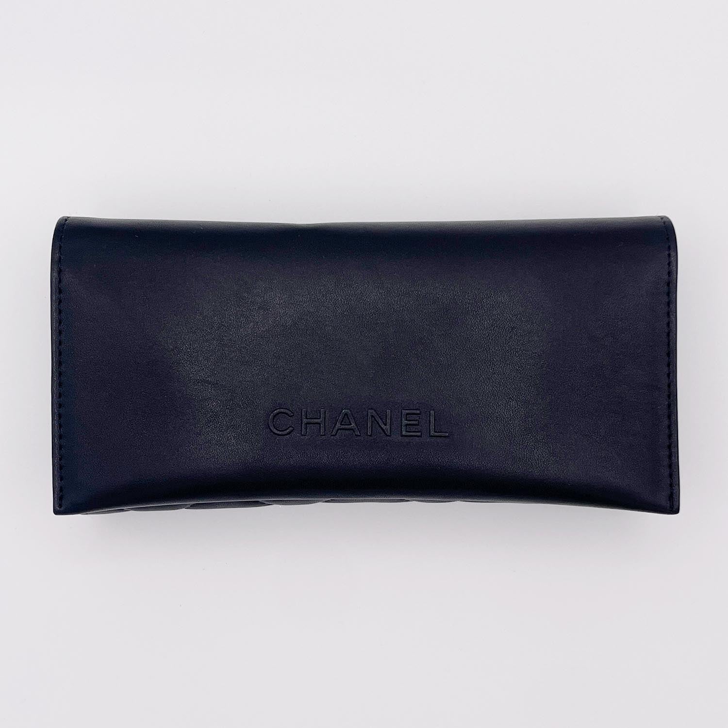 CHANEL シャネル 4245 125/6S サングラス グラスチェーン付 パール レザー