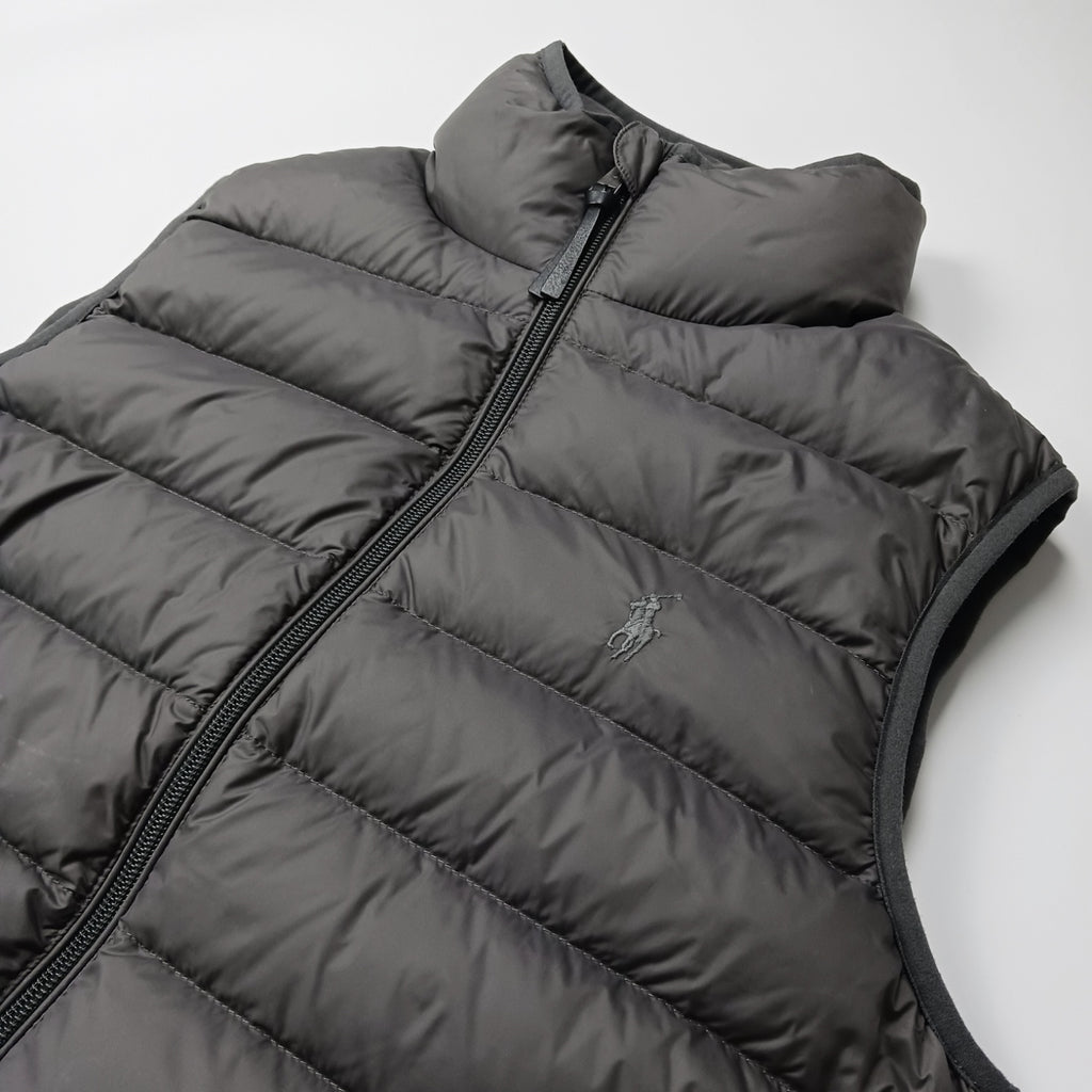 POLO RALPH LAUREN ダウンベスト グレー M