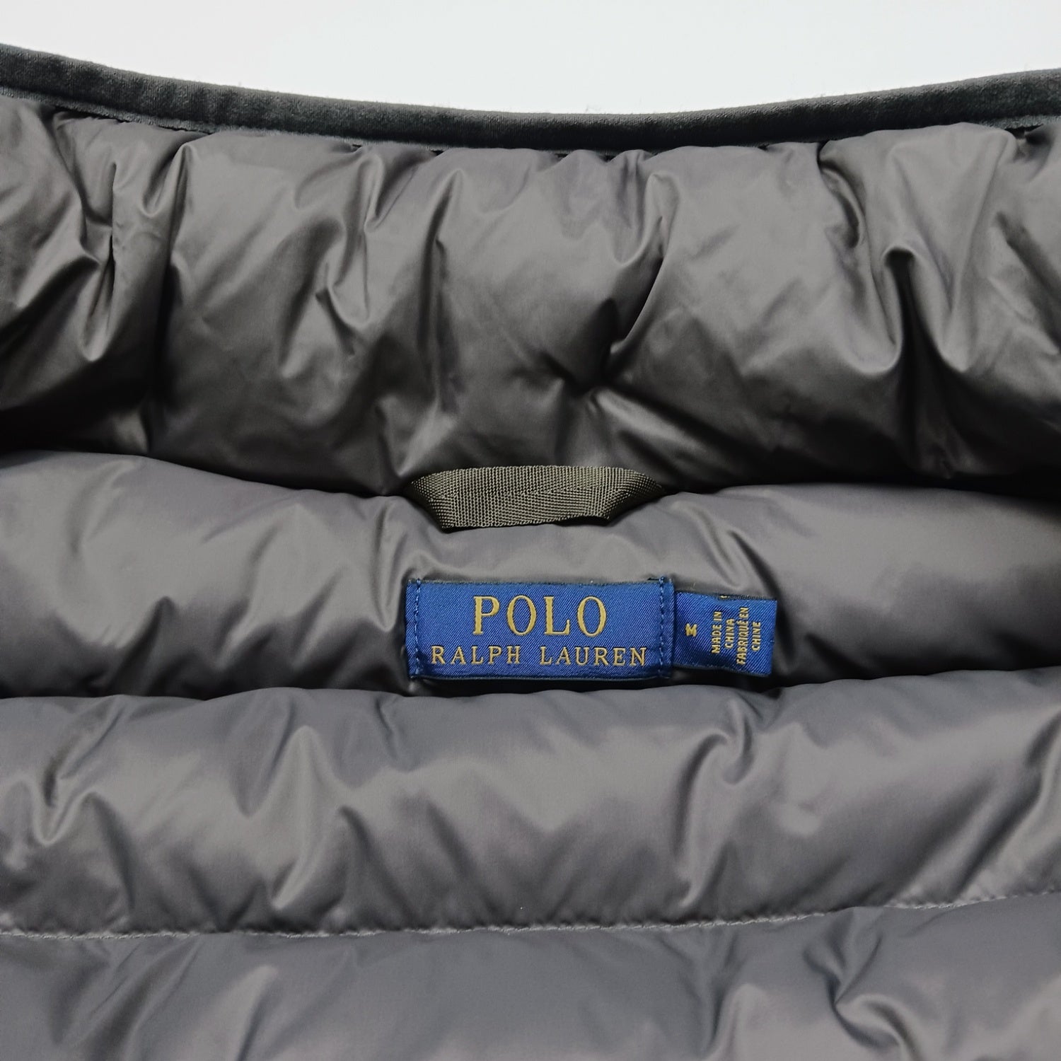 POLO RALPH LAUREN ダウンベスト グレー M