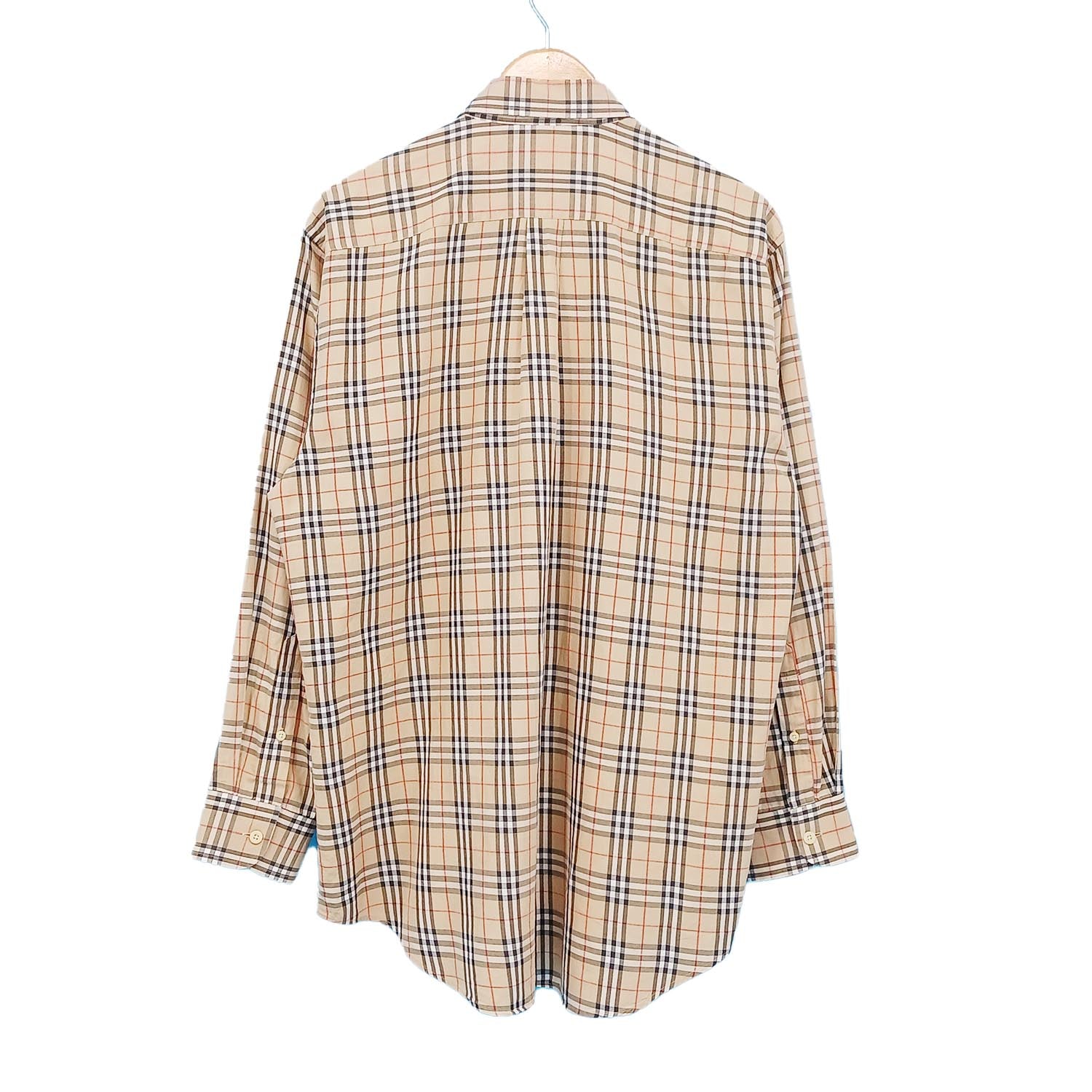 BURBERRY バーバリー ノバチェック 長袖シャツ 41 L メンズ