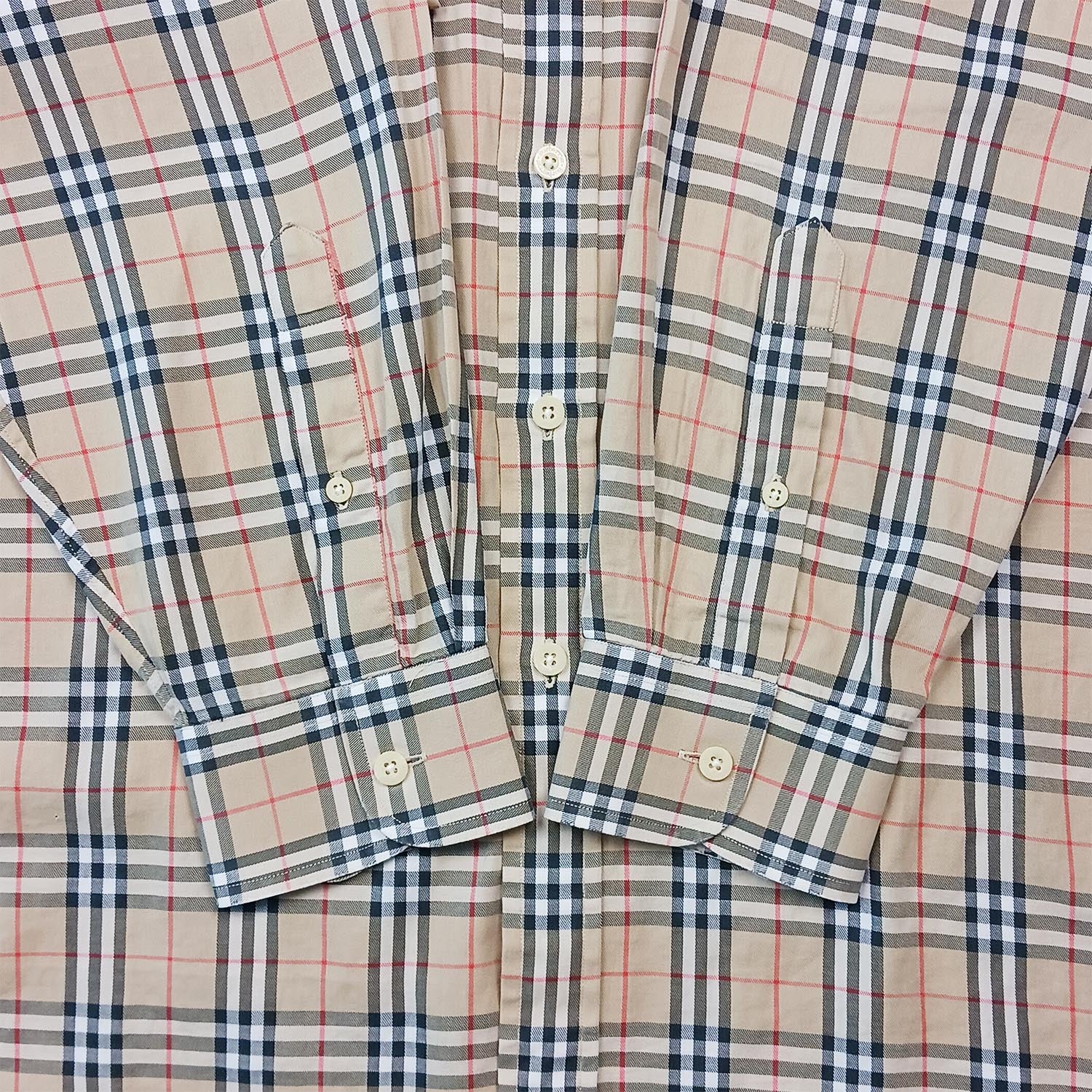 BURBERRY バーバリー ノバチェック 長袖シャツ 41 L メンズ