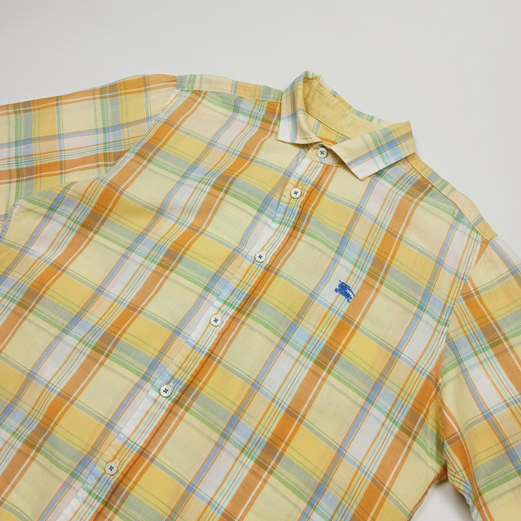 BURBERRY BLACK LABEL バーバリーブラックレーベル 七分袖 シャツ 3 メンズ