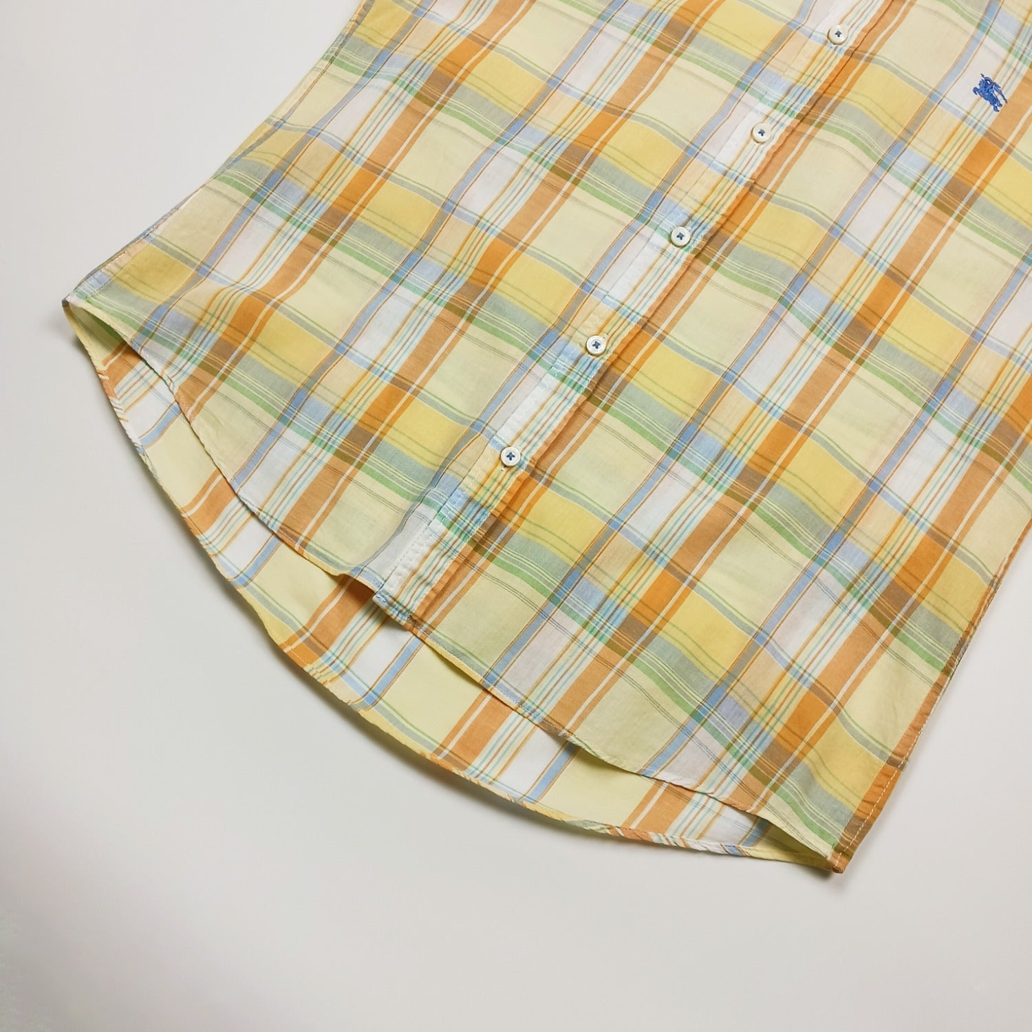 BURBERRY BLACK LABEL バーバリーブラックレーベル 七分袖 シャツ 3 メンズ