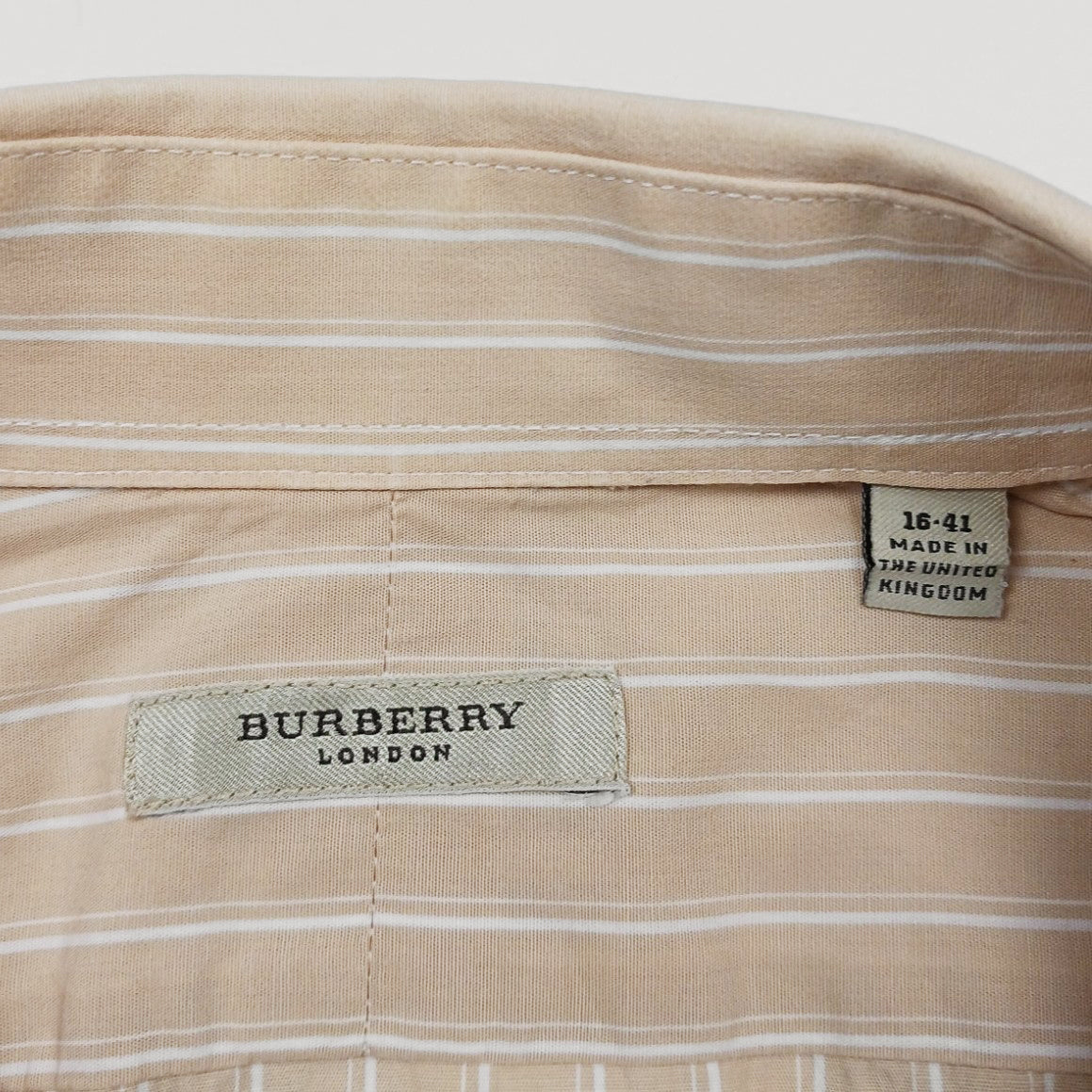 BURBERRY LONDON バーバリー ロンドン 長袖シャツ ストライプ 16-41