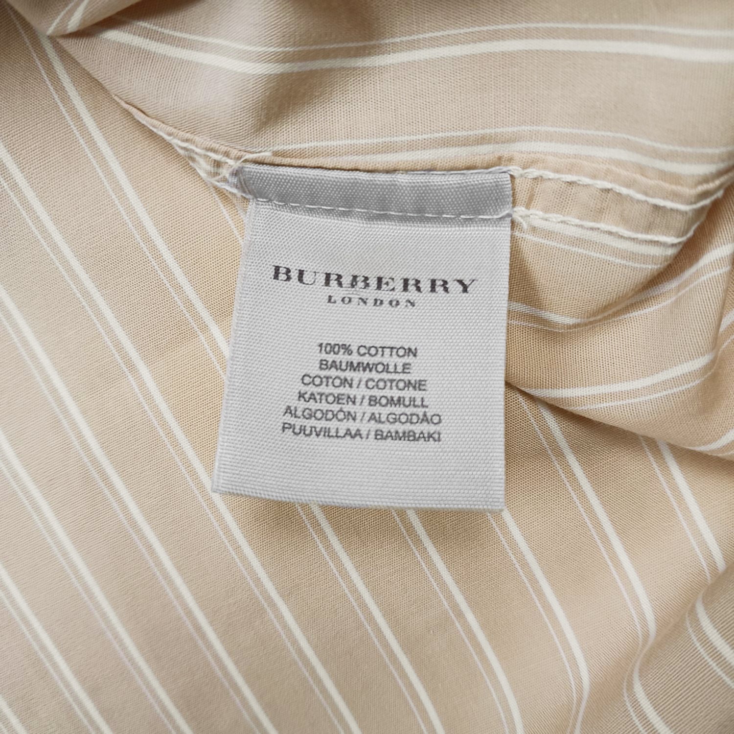 BURBERRY LONDON バーバリー ロンドン 長袖シャツ ストライプ 16-41
