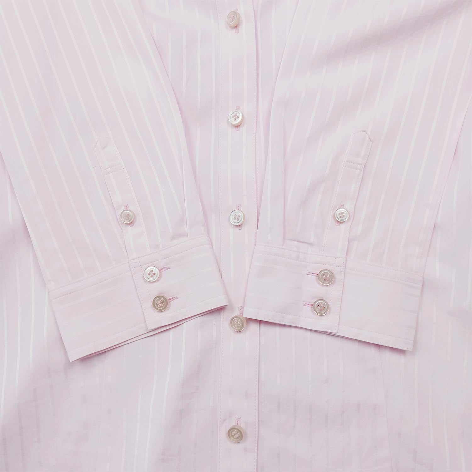 BURBERRY BLUE LABEL バーバリーブルーレーベル 七分袖 ストライプシャツ 36 S