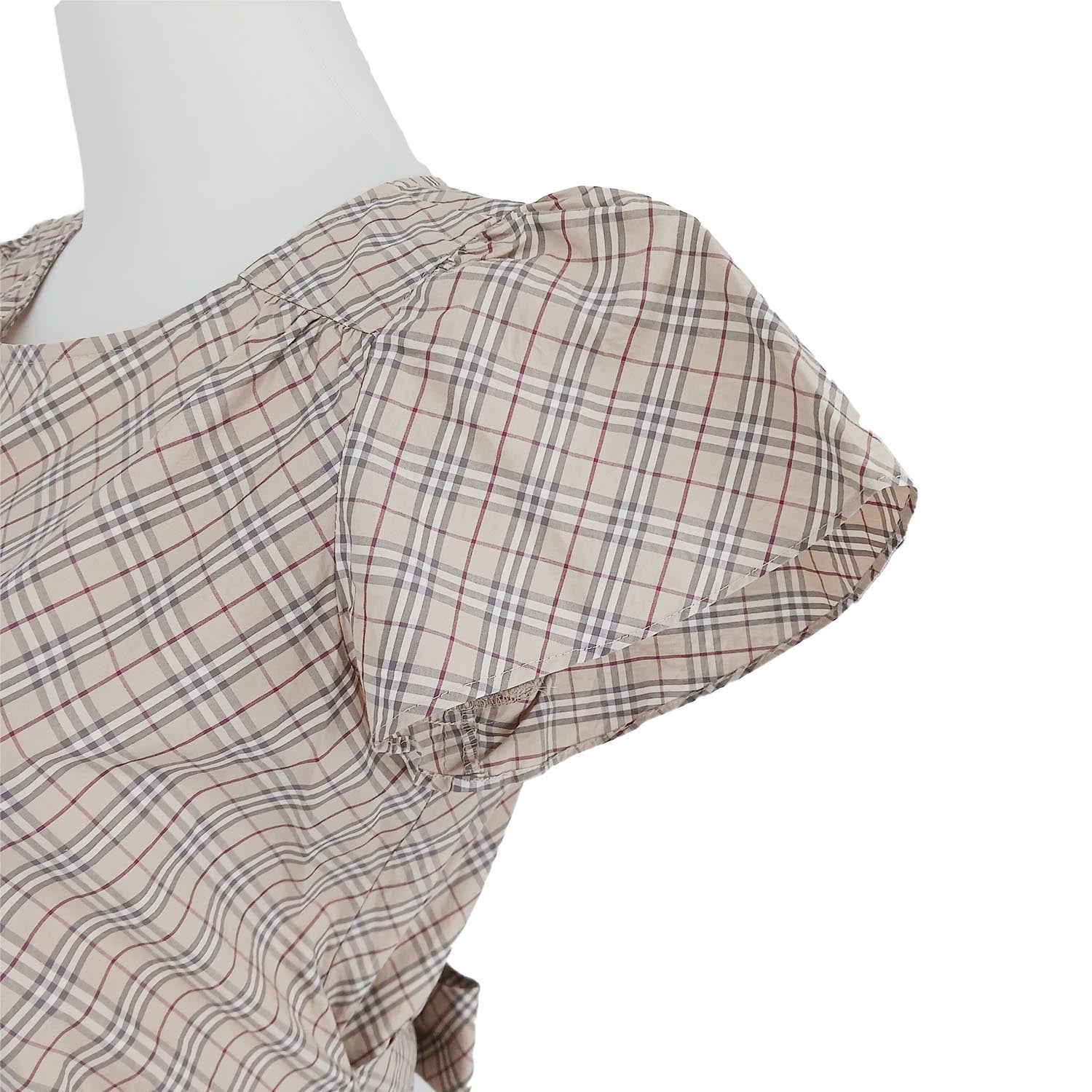 BURBERRY BLUE LABEL バーバリーブルーレーベル ブラウス 38 チェック柄