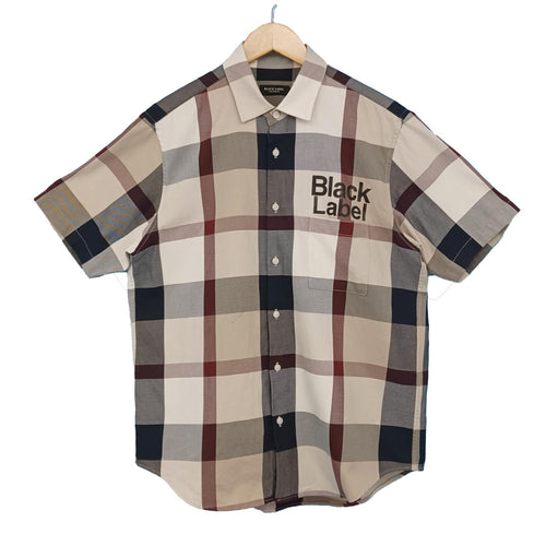 BLACK LABEL CRESTBRIDGE ブラックレーベル クレストブリッジ 半袖シャツ L チェック柄