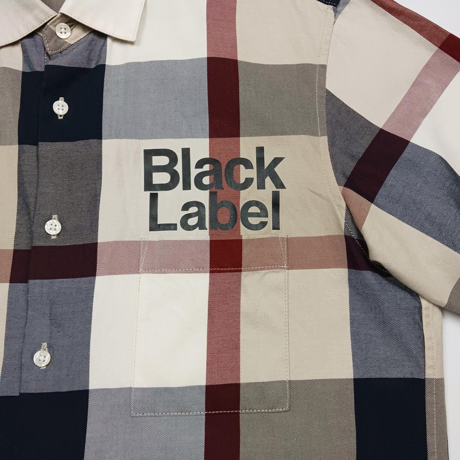 BLACK LABEL CRESTBRIDGE ブラックレーベル クレストブリッジ 半袖シャツ L チェック柄